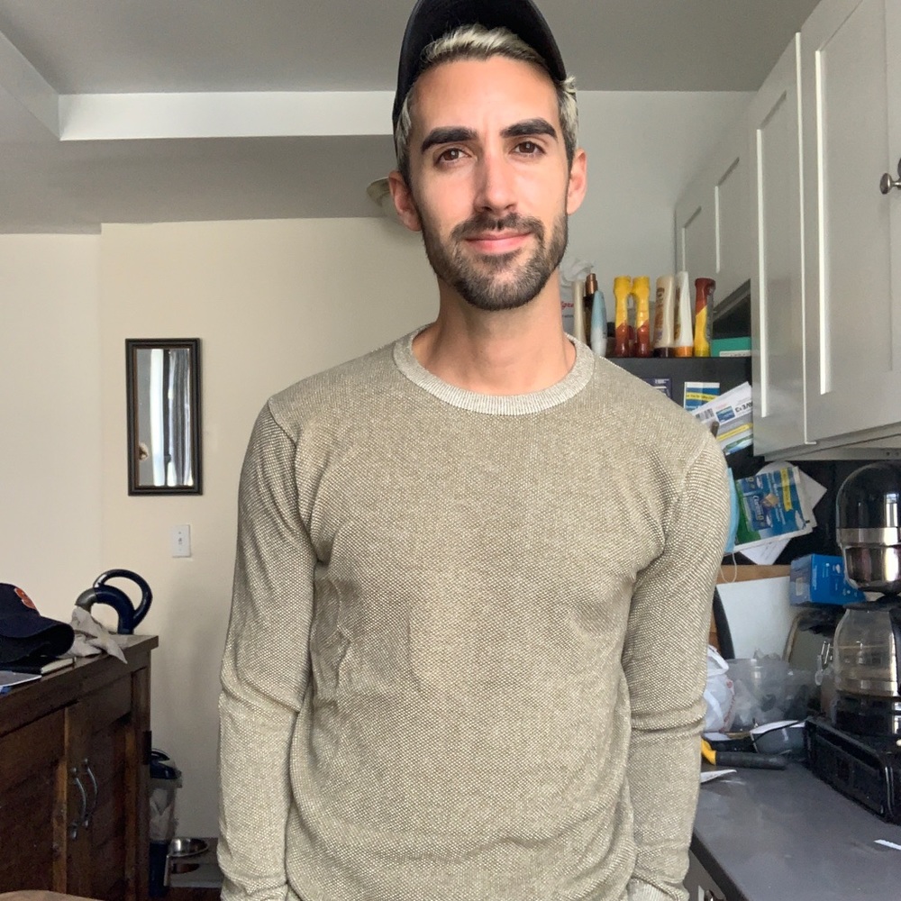 Robbed Cotton Sweater